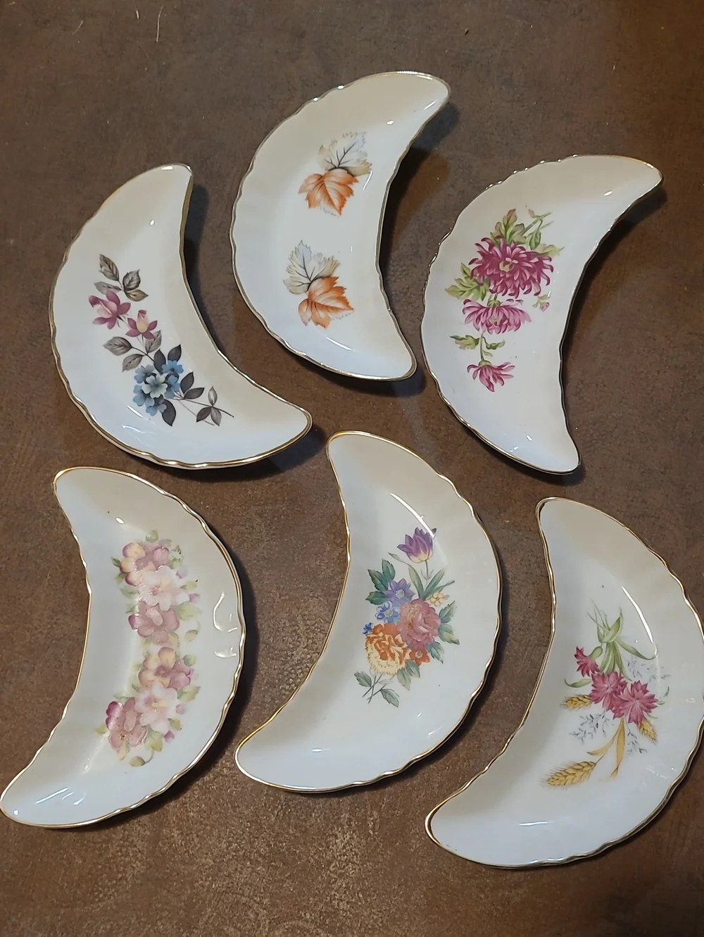 intage Chadwick Tea Salad Appetizer Bone China Plates • Set of 6: Made in Japan